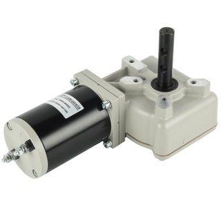 DR80 12V 24V 240W 350W DC Worm Gear Motors for Automatic Tarpaulin Covering Devices