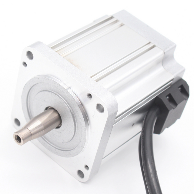 DR80BLS 48V 310V High Torque PWM Control Square Flange Brushless Servo DC Motor with Special Shaft