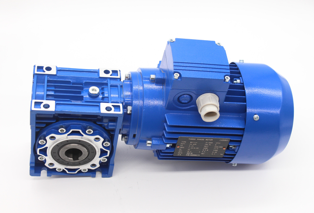 220V/380V/415V High torque with self lock Three phase AC worm gear motor for Industrial application