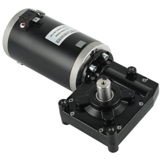 90mm 12V 24V 240W 350W DC Worm Gear Motors for Automatic Tarpaulin Covering Devices