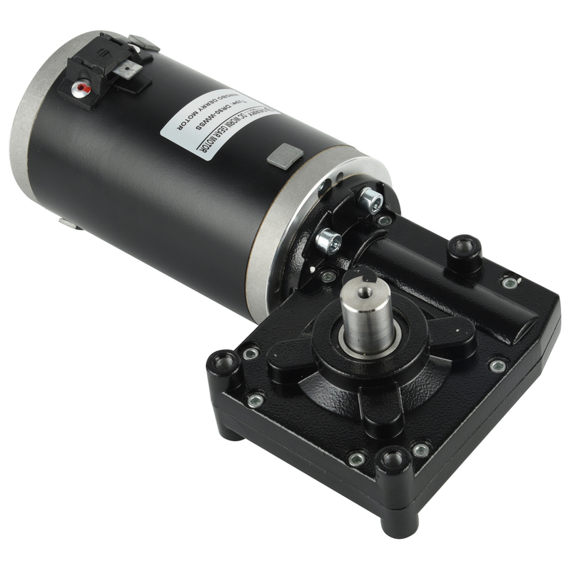 90mm 12V 24V 240W 350W DC Worm Gear Motors for Automatic Tarpaulin Covering Devices