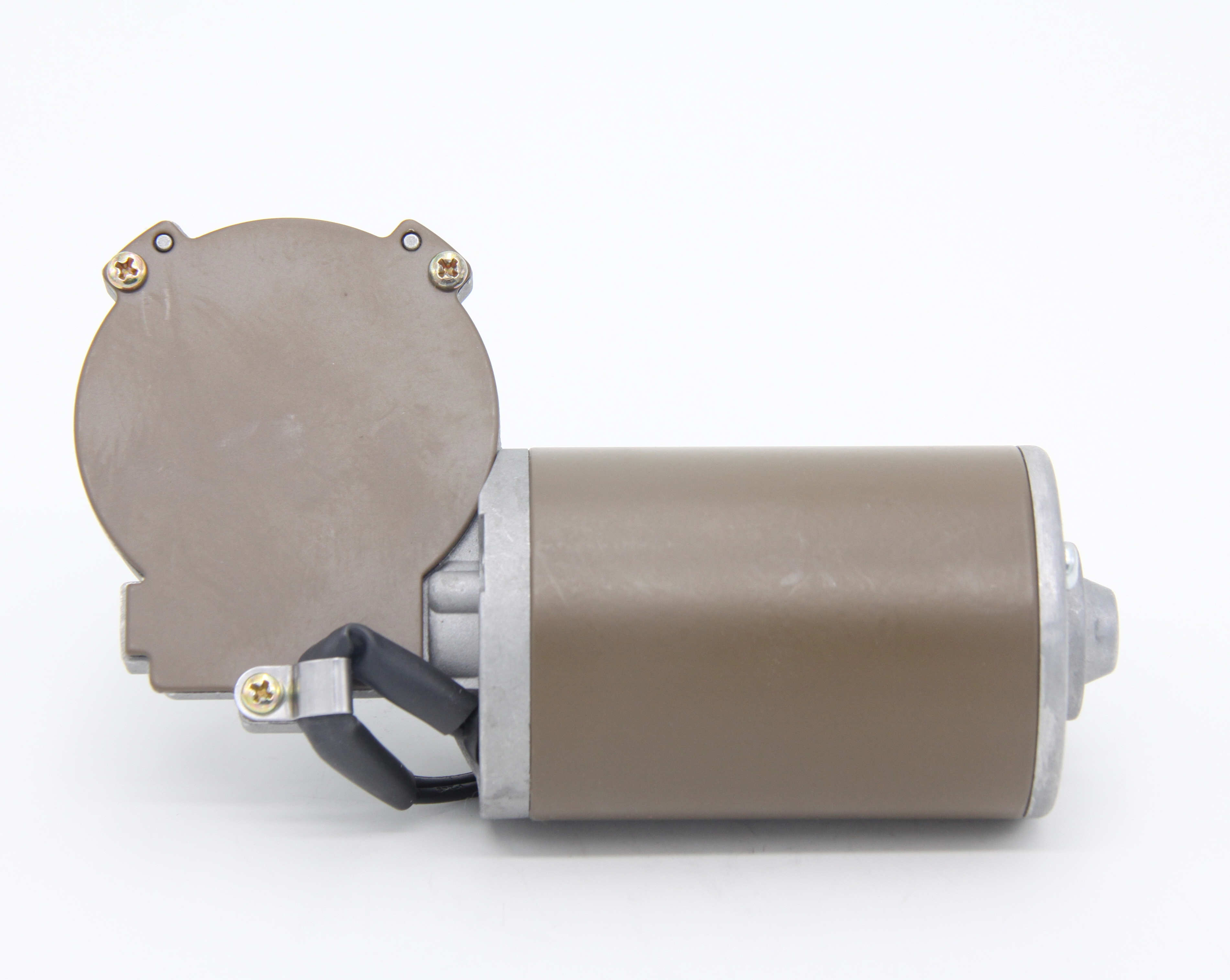 DR63 12V 35RPM Low Speed Brown Housing DC Worm Gear Motors for Sliding Door