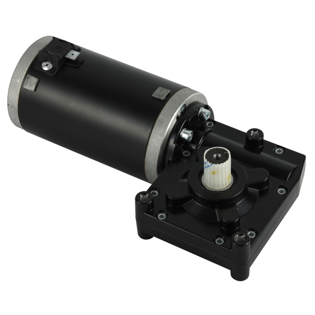 90ZYT High Torque Bronze Gear 12V/24V DC Worm Gear Motors for Special Devices