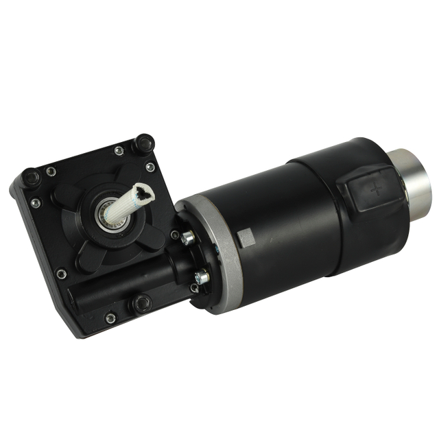 DR90-2 High Torque Bronze Gear 12V/24V Waterproof DC Worm Gear Motors with Brake