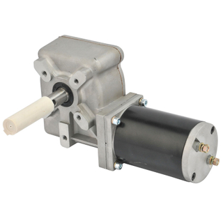 DR80ZYT 12V 24V 240W 350W DC Worm Gear Motors for Automatic Tarpaulin Covering Devices