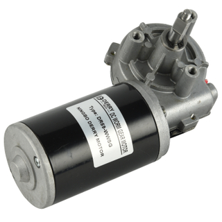 DR59 12V Worm Gear Motor Reducer Dc24V Low Speed Dc Geared Wheel Motor for Power Unit